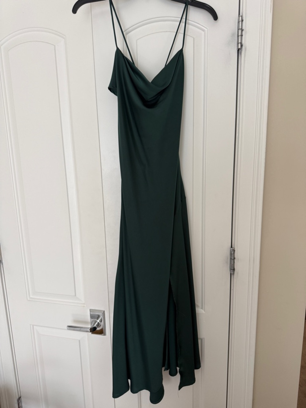 ASTR The Label Gaia Midi Dress in Forest Green